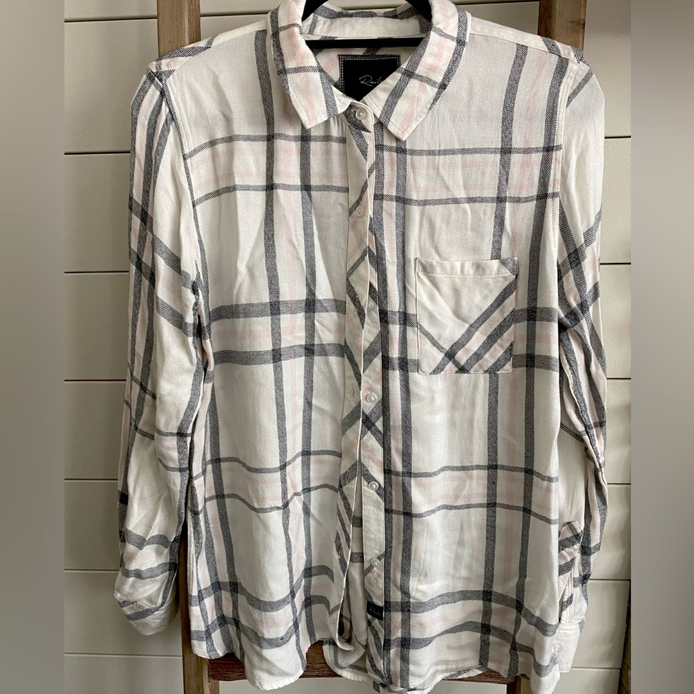 Rails hunter plaid top